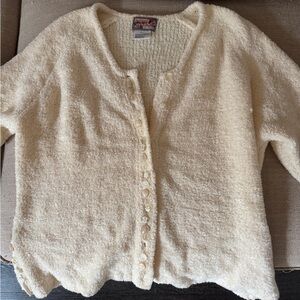 April Cornell Vintage Button-Up Sweater
